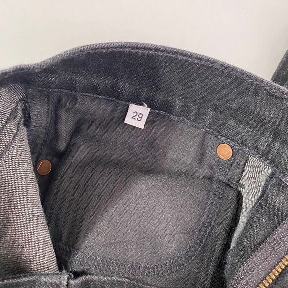 7 for all mankind black Roxanne straight jeans - Picture 6 of 6